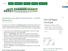 Tablet Screenshot of darwinsfinance.com